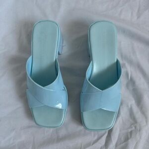 Jeffrey Campbell Jelly Blue Sandals 💙